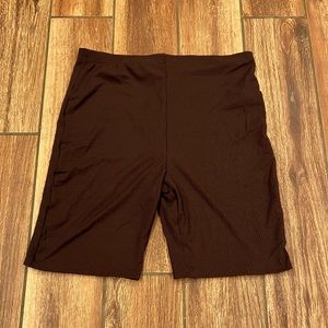 NWT Pretty Little Thing Ribbed Cycle Shorts